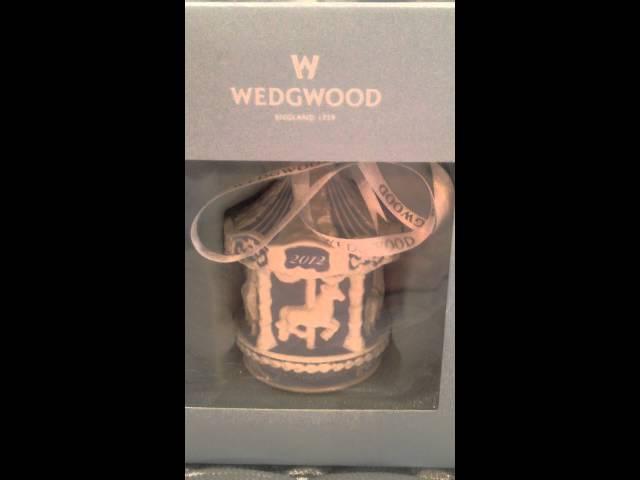 2012 Wedgwood Baby's First XMAS Baby Boy Blue Christmas Ornament