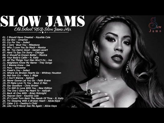 SLOW JAMS MIX 90S - Keyshia Cole, Monica, Trey Songz, Faith Evans, Boyz II Men & More