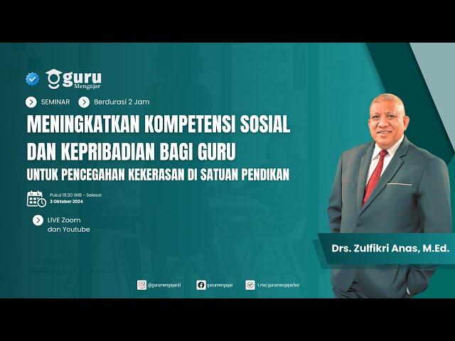 Seminar Meningkatkan Kompetensi Sosial dan Kepribadian Bagi Guru untuk PPKSP