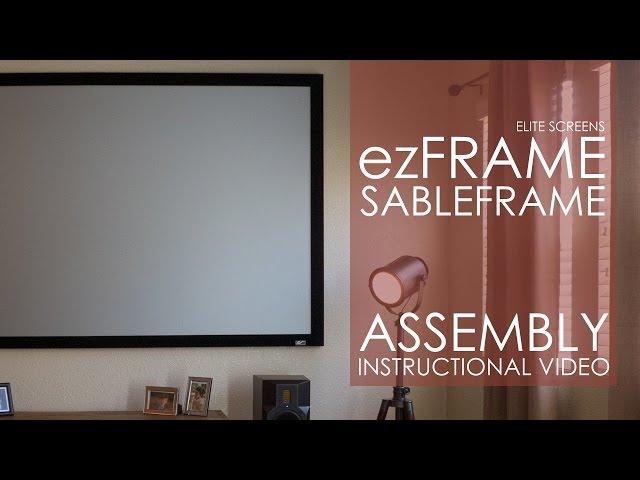 Step-by-Step: Assembling Your Elite Screens ezFrame or SableFrame Screen