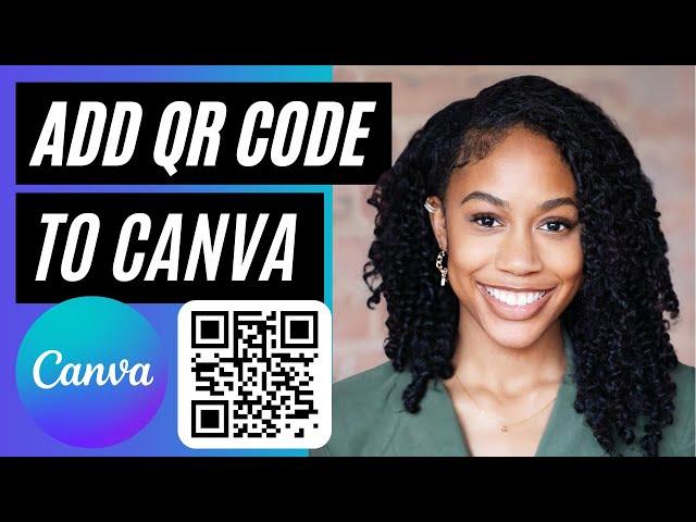 How to create a QR code on Canva in 30 seconds!