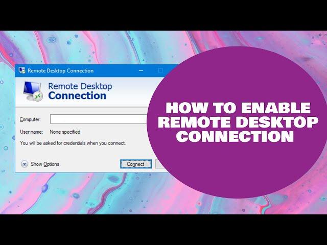How To Enable Remote Desktop Connection For The Windows Server 2019 Core