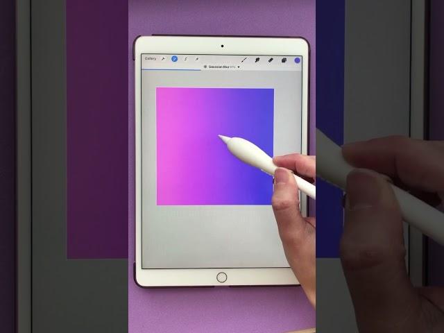 How To Blend In Procreate 3 Ways #shorts #procreatetutorial #procreatelettering