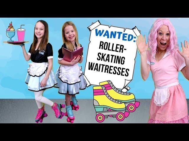 Pretend Toy Cafe Hires Roller Skating Waitresses