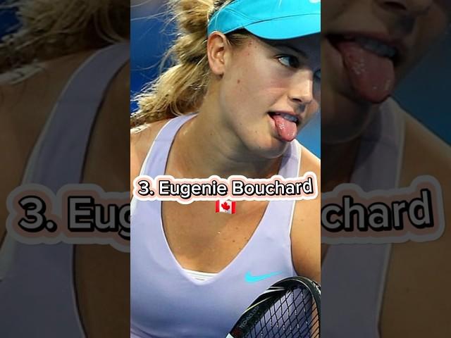 Most beautiful female Tennis Players in the world || #tennis #prettygirls #tennislife #yshorts