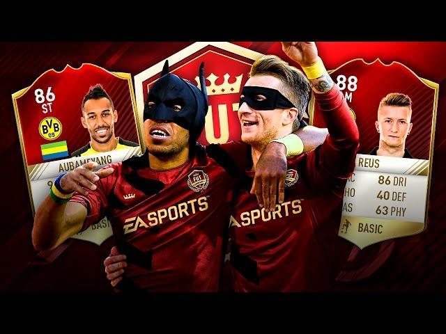 FIFA BATMAN AND REUS MY ULTIMATE FIRST FUT CHAMPIONS SQUAD! FIFA 17 ULTIMATE TEAM