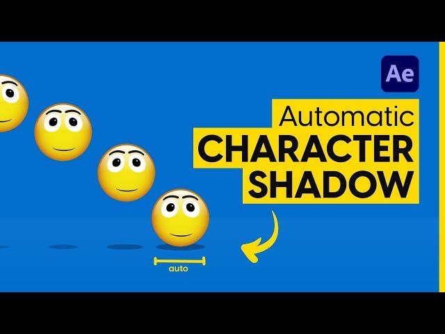 Automatic Shadow for Character Animation - After Effects Tutorial