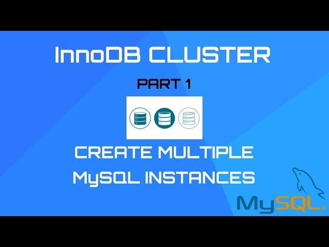 Create multiple MySQL server instances on windows ● MySQL InnoDB Cluster - PART 1 #mysql