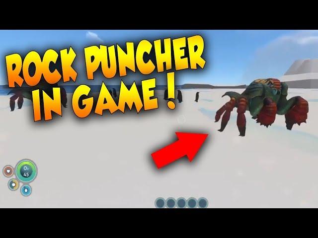 ROCK PUNCHERS IN GAME! ARCTIC BIOME EXPANSION FOOTAGE (Developer Gameplay) | Subnautica News