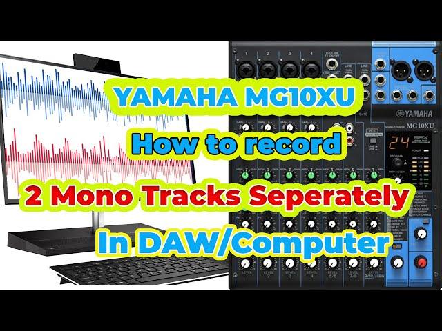 Yamaha mg10xu connect with computer, How to set up Audio Mixing console to computer