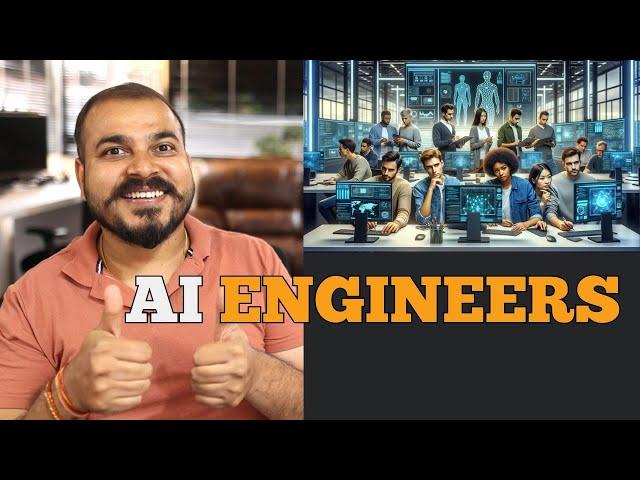 AI Engineers Vs ML Engineers Vs Data Scientist- Krish Naik Hindi