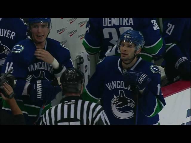 The Canucks Trash Talk the Blues on Game 1 of the 08/09 Playoff Series in HD