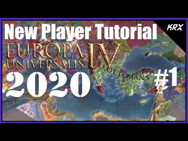 Europa Universalis 4 New Player Tutorial - 2020 Emperor DLC Updated - The Ottomans Guide - Part 1