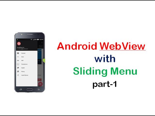 Android Webview with Sliding Menu tutorial:part1 | ShoutCafe.com