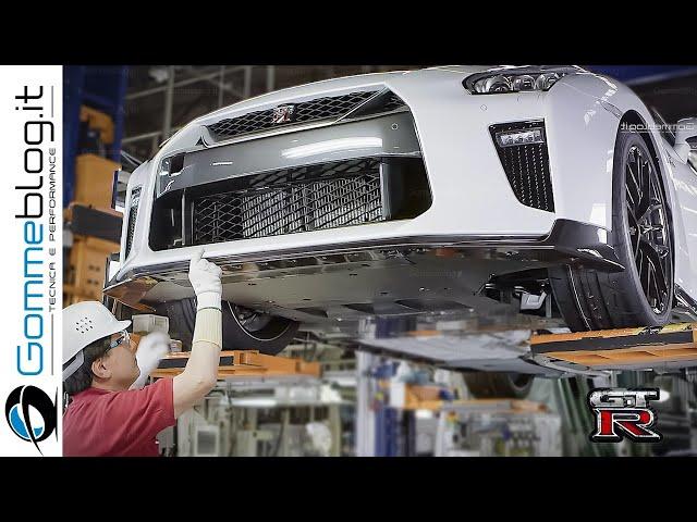 Nissan GT-R R35 PRODUCTION LINE  Japanese Mega Car Factory