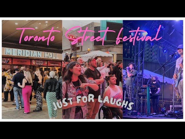 [4K] JFL 2023: Toronto Street Festival || Berczy Park Front Street, Downtown Toronto  