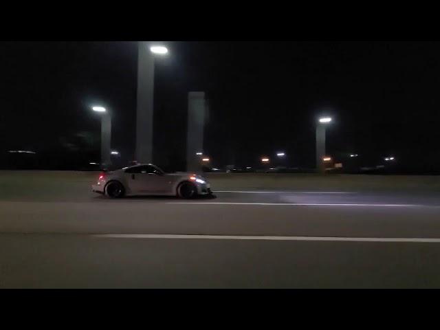 Nissan 350z HKS single exhaust sound