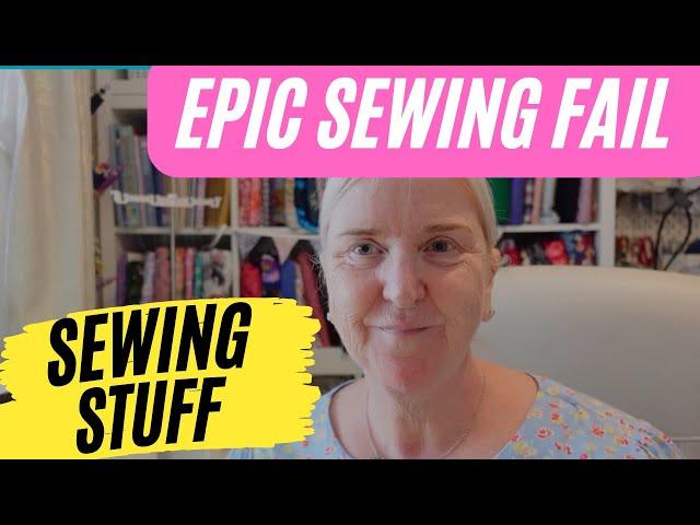 Sewing Fail with Rescue Plan. Find Out What Happened #fridaysews