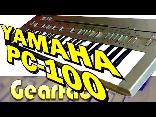 Yamaha PC-100 card-reading keyboard says BLEEP