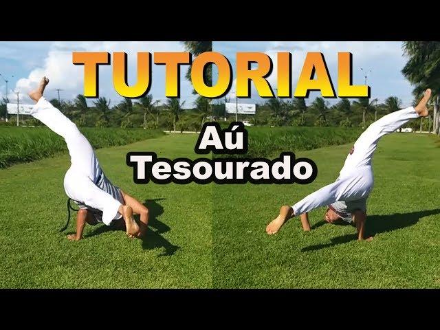 Capoeira Tutorial#35 (Aú tesourado / Aú quebrando / Queda de rins / Queda de rins batendo)