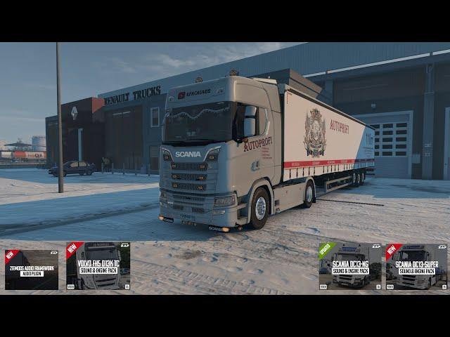 Инструкция и краткий обзор звуков от Zeemods Scania DC13 NG Scania Super DC13. Volvo FH5. 