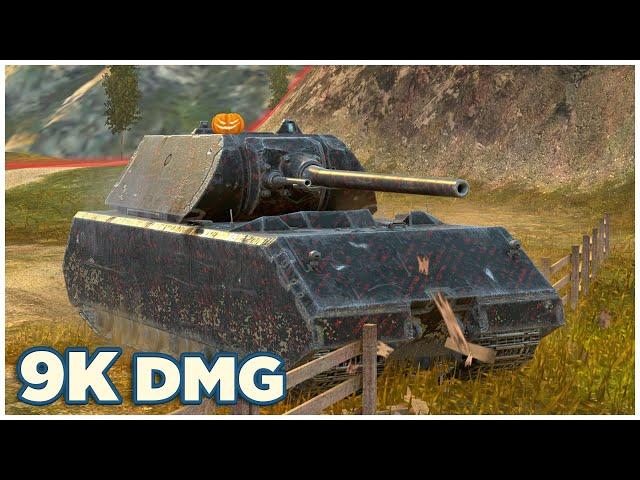 Maus • 9K DMG 5 KILLS • WoT Blitz