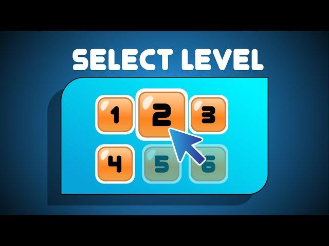 Create LEVEL MENU in Unity: UI Design & Level Locking/Unlocking System!