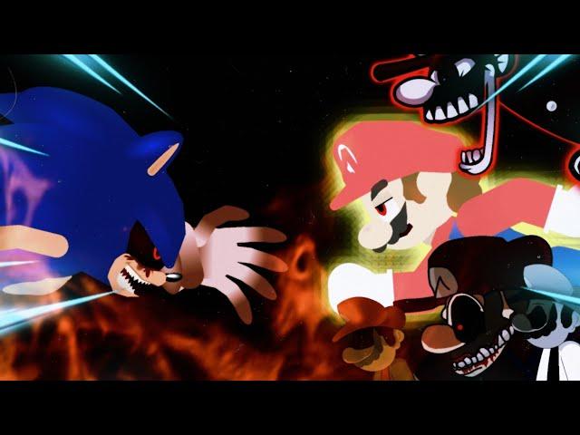 Devil mario & mario 85 vs Sonic.exe (stick nodes)