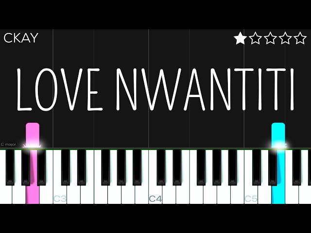 Ckay - Love Nwantiti ( Ah Ah Ah ) - TikTok | EASY Piano Tutorial