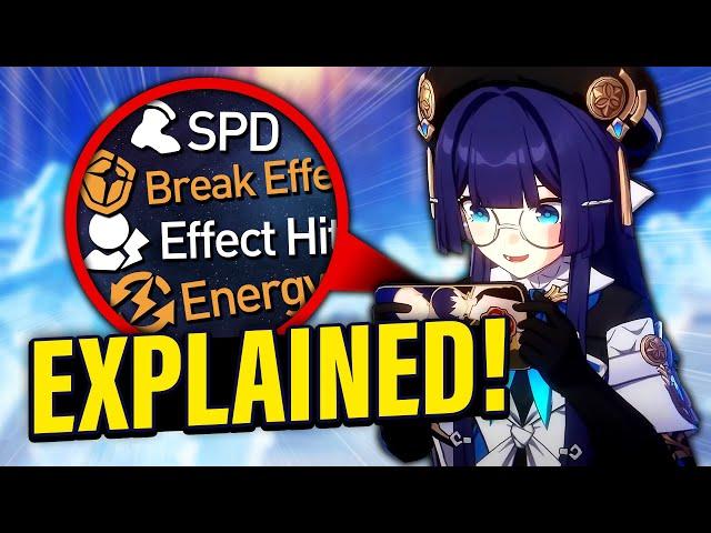 DON'T IGNORE THESE 4 STATS! Speed, Break Effect, Hit Rate, ERR Explained! Honkai: Star Rail GUIDE