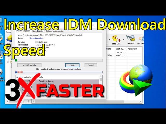 How to Increase IDM Download Speed | Increase Downloading speed in internet download manager