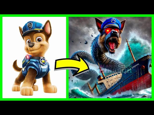 Paw Patrol's Zombie Sea Monsters Attack | Ai Animation Kingdom 2