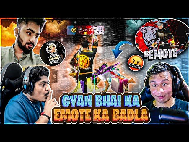 TONDE GAMER & SUDIP SARKAR PERFECT REVENGE ON GYANGAMING EMOTE KA BADLA - Garena Free Fire