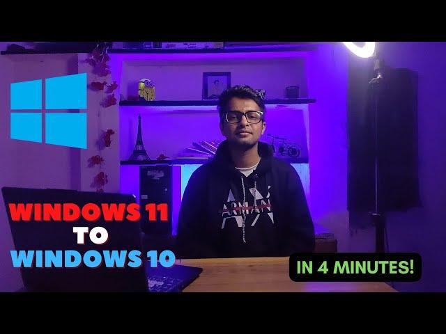 Downgrade from Windows 11 to Windows 10 with Easiest Method! | Techstronaut