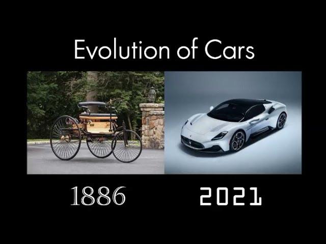 The Evolution of Cars - 1886 to 2021