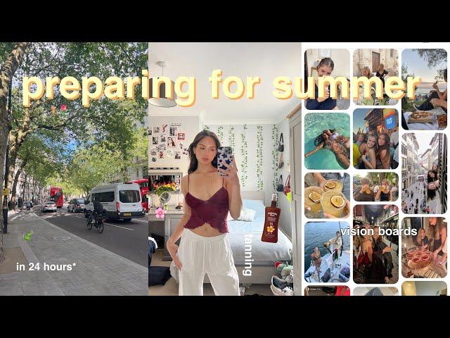 24 HOUR SUMMER GLOW UP  prepare with me for summer:)