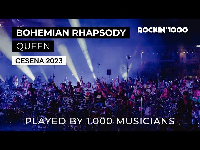 Bohemian Rhapsody - Queen played by 1000 musicians | Rockin'1000