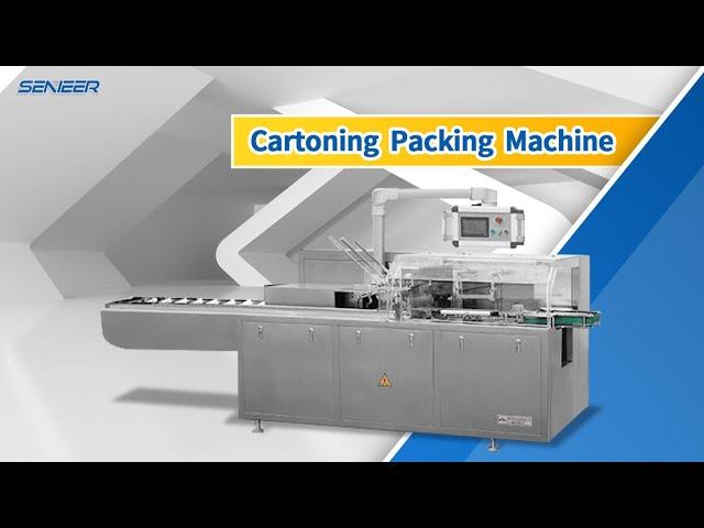 Automatic Carton Filling Machine Operation | Carton Packing Machine | Pharma Machinery | Senieer