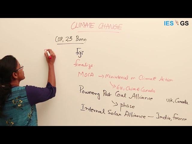 ESE GS || Environment ||Global Efforts- Paris Agreement & Bonn Talks