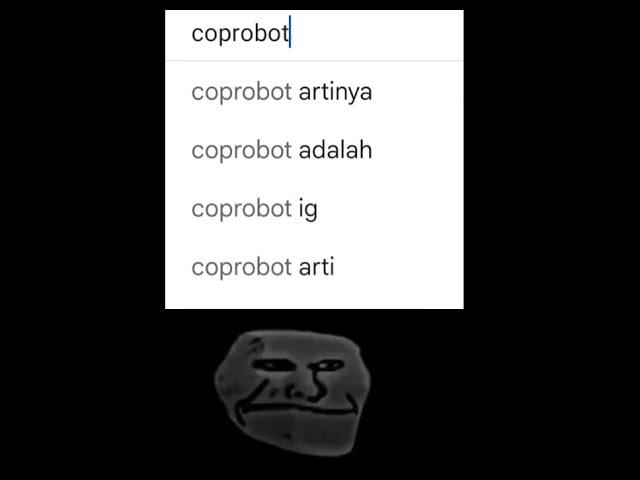 jangan cari coprobot di google pas kalian lagi makan #shorts #misteri #coprobot