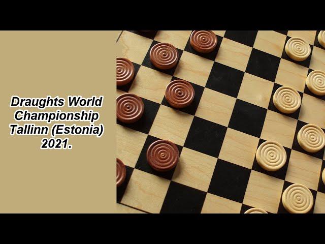 Slump Jitse (NED) - Ivanov Artem (UKR). Draughts World Championship - 2021.