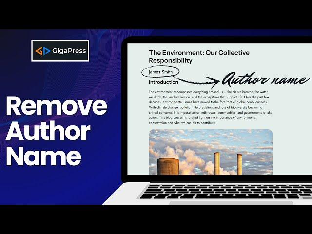 How to Remove the Author Name From WordPress Posts