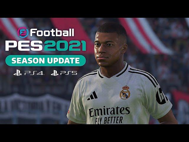 PES 2021 | Next Season Patch 2024 - UPDATE OPTION FILE 2024 PS4 PS5 PC