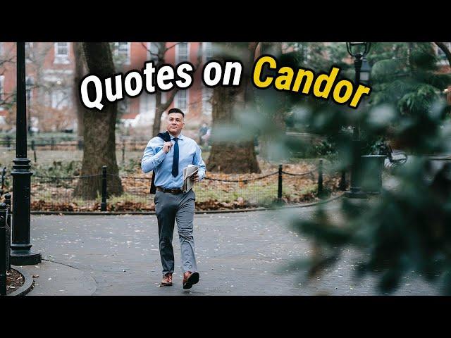 Top 25 World's greatest Inspirational and Motivational Quotes on Candor - 2023 | Simplyinfo.net