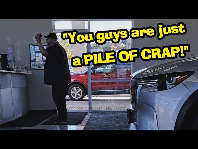 Angry Customer Being Unreasonable at Auto Shop