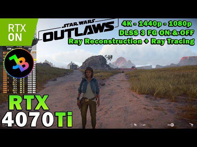 Star Wars Outlaws | RTX 4070 Ti | R7 5800X3D | RR + Ray Tracing | 4K 1440p 1080p | Ultra Settings