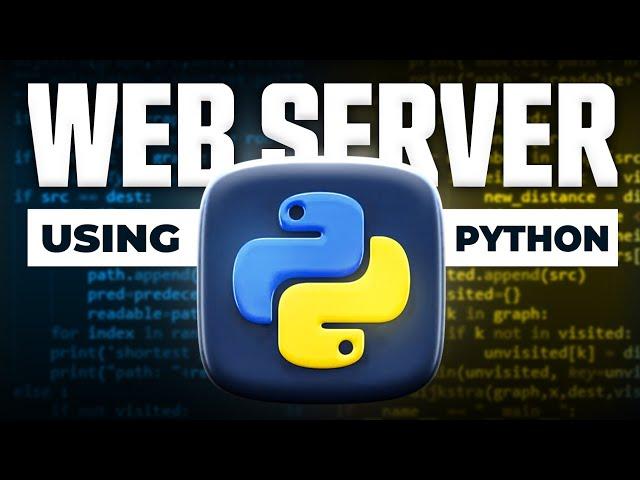 Build Your Own Web Server from Scratch using Python!