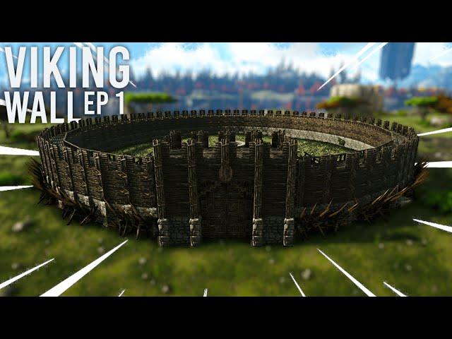 Ark: Viking Village Outer Wall Ep 1 - Speed Build