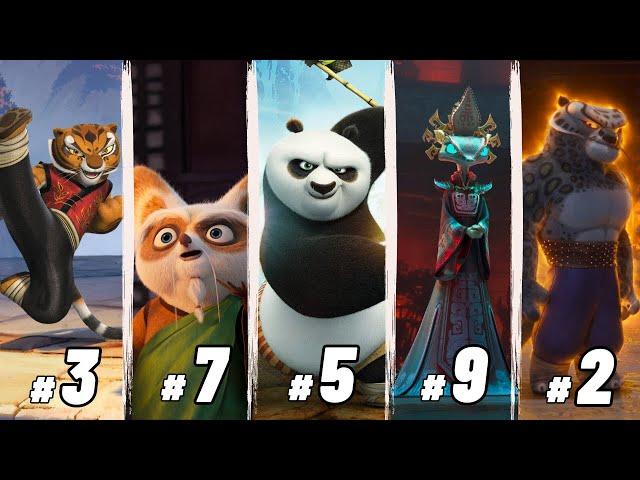 Ranking the Strongest Fighters in Kung Fu Panda