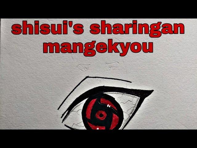 Shisui's Sharingan Mangekyou || Naruto.  #anime #naruto #howto